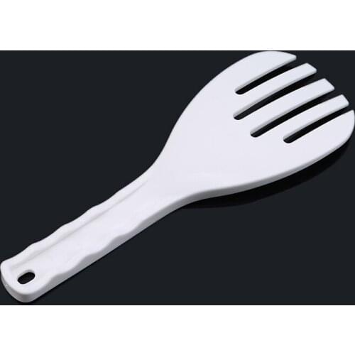 1Pcs White Non Stick Plastic Rice Shovel High Quality Sushi Rice Paddle Hand Roll Spoons Kitchen Gadgets Tool Accessories