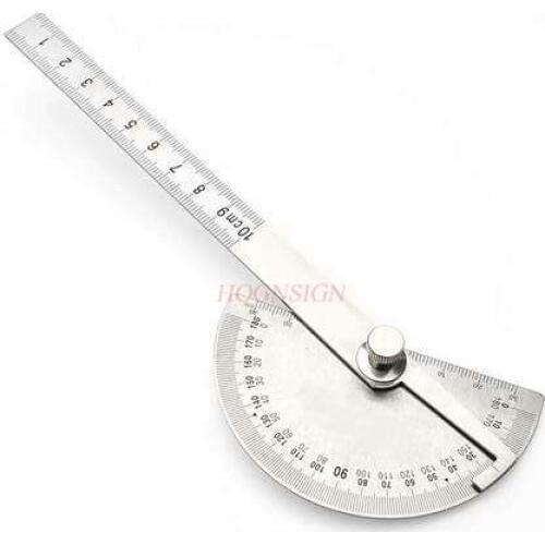 Multi-function Angle Ruler Stainless Steel Angle Ruler High Precision Protractor Woodworking Drawing Ruler Measuring Tool