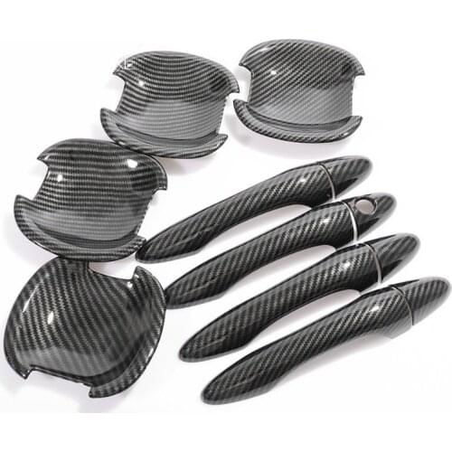 Car Exterior Door Handle Cover Door Bowl Sticker Moulding Trim For Kia Sportage R 2010 2011 2012 2013 2014 2015