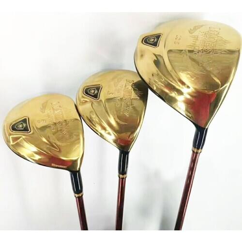 New mens Golf wood set Maruman Majesty Prestigio 9 clubs wood driver+fairway wood with Graphite Golf shaft cover free shipping