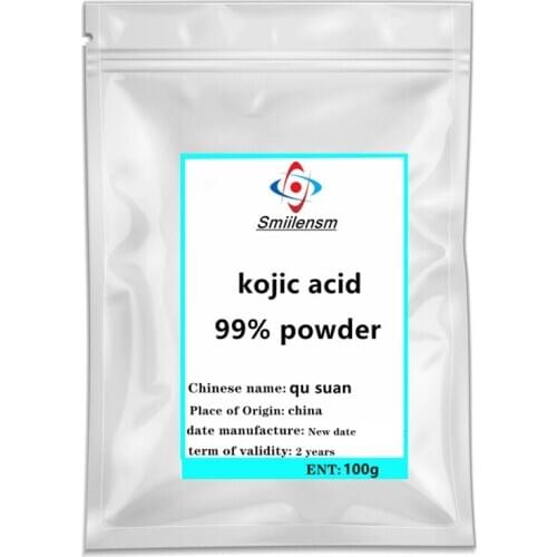 New arrival Pure 99% Cosmetic Grade Kojic Acid Powder 1pc Skin Care face Skin Whitening Anti-aging Skin Lightener age spots