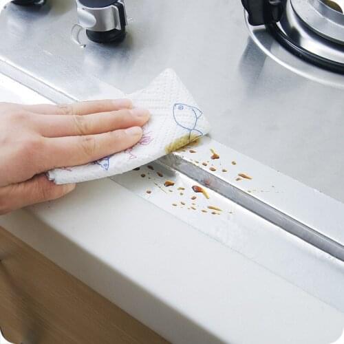 Single Side Adhesive Tape Aluminium Tin Sticker 7cm x 180cm for Kitchen Gas Stove Sink