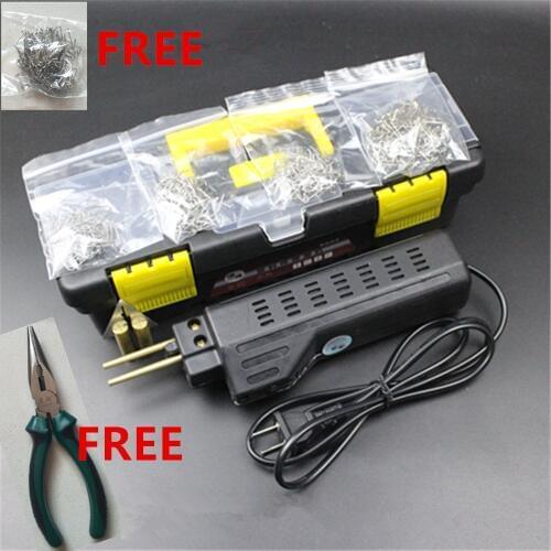 Professional Hot Stapler Plastic Repair System Welding Gun Bumper Fairing Auto Body Tool Plastic Welder Staple Soldering Iron