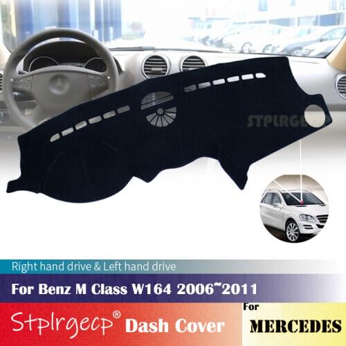 For Mercedes Benz M Class W164 2006~2011 Anti-Slip Dashboard Cover Protective Pad Car Accessories Sunshade Carpet ML350 ML250