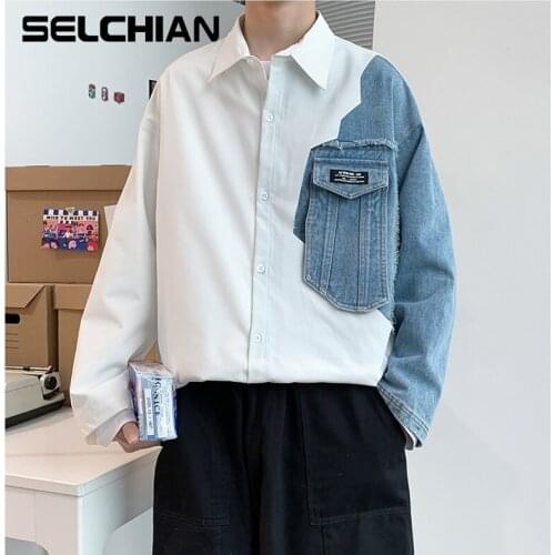 Мужские хлопковые рубашки SELCHIAN China At AliExpress