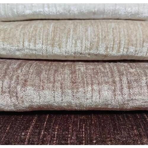 Chenille Texture Fabric for Furniture Velvet Upholstery Fabric by the Yard Sofa Pillows DIY Home Textile