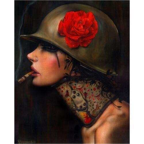 High quality Oil painting Canvas Reproductions Suffocate by Brian M.Viveros Painting hand painted