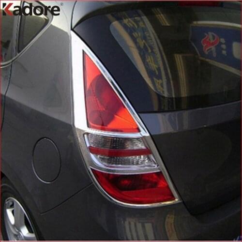 For Hyundai i30 Elantra 2008-2011 Chrome Rear Light Cover Trim Tail Lamp Taillight Taillamp Moulding Frame Garnish Accessory