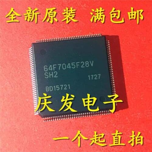 2PCS/HD64F7045F28 HD64F7045F28V 64F7045F28V QFP144