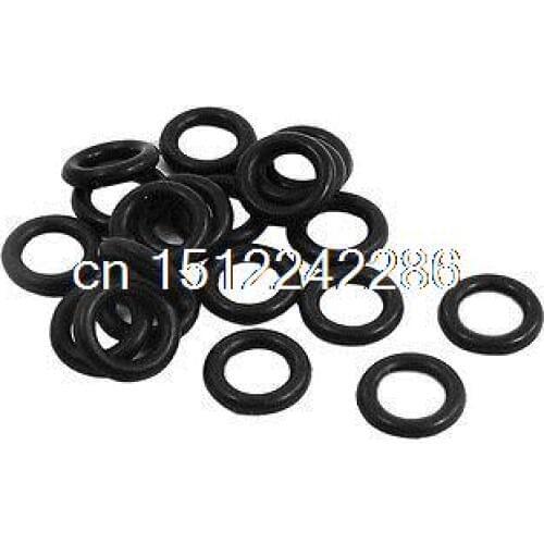 20PCS 10.7mm OD 7.1mm ID 1.8mm Thick Flexible Rubber O Ring Seal Washer