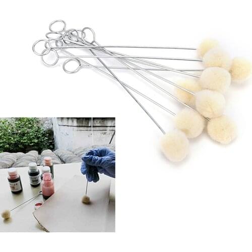 30pcs Leather Tool Accessories Wool Daubers Assisted Dyeing Wools Ball Brush