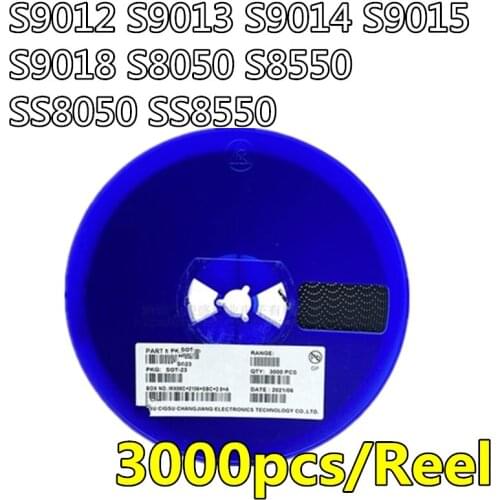 100pcs/lot S9013 S9014 S9015 S9018 MMBT3904 MMBT3906 2N5551 2SC1815 MMBT4401 MMBT4403 J3 J6 M6 J8 1AM 2A 2T SOT-23 TRANSISTOR