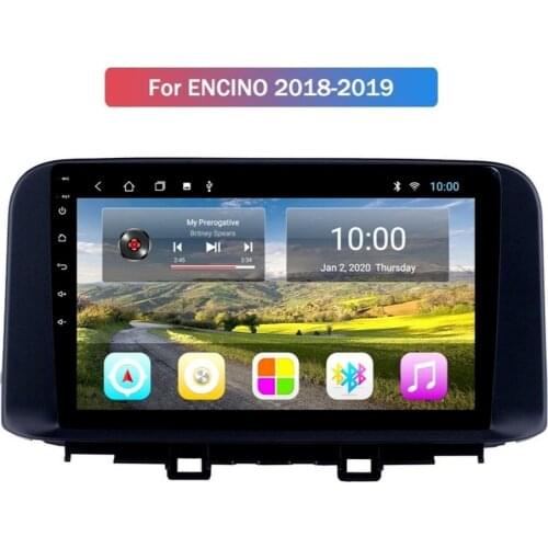 Android 10.0 System Quard Core 2G+32G WIFI HD 1024*600 Car GPS Nagavition For HYUNDAI ENCINO 2018- Car Radio With Screen