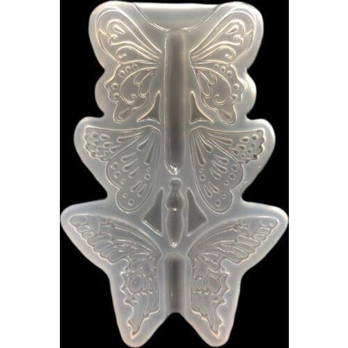 JAVRICK Butterfly Pendant DIY Silicone Mold Resin Casting Craft Jewelry Making Tools White
