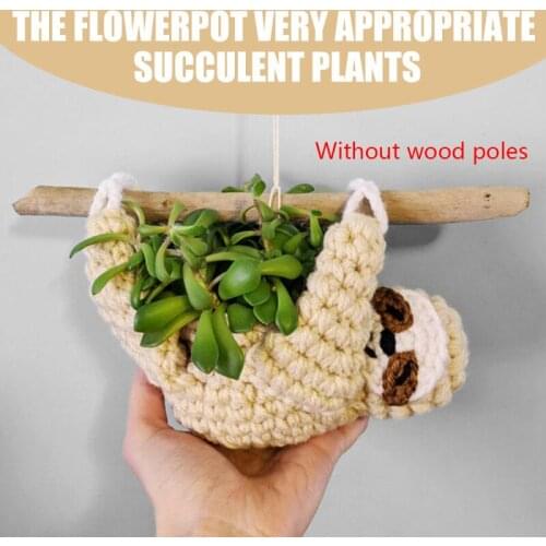 1PC Fabric Flowerpot Home Furnishing Creativity Artificial Plants Hanging Ornament Flower Pot Storage Decoration