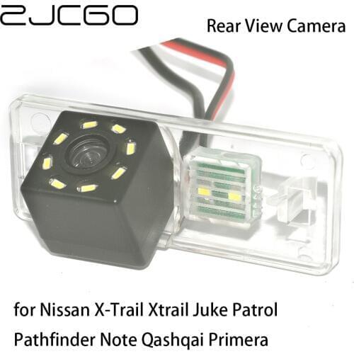ZJCGO CCD HD Car Rear View Reverse Back Up Parking Camera for Nissan X-Trail Xtrail Juke Patrol Pathfinder Note Qashqai Primera