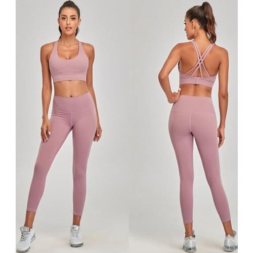 Push up gym leggings with pockets yoga pants sport women fitness clothing workout high waist Seamless running sweatpants 2021