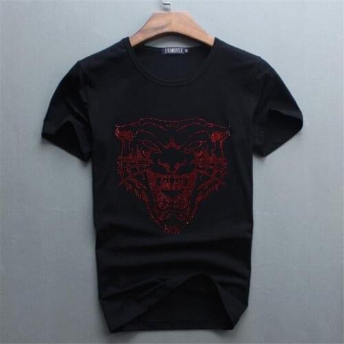 2019 New High Quality T-Shirt Short-sleeved Mens 100% Cotton O-Collar T-Shirt Mens Wear