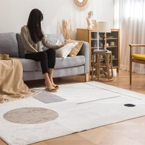 Nordic Soft Plush Living Room Carpet Home Decorative Bedroom Carpet Kids Room Sofa Coffee Table Floor Mat Fluffy Rugs And Carpet