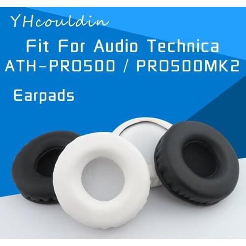 YHcouldin Earpads For Audio Technica PRO500 PRO500MK2 ATH-PRO500 ATH-PRO500MK2 Headphone Accessaries Replacement Leather
