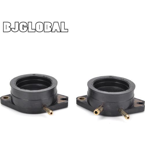 Motorcycle Carburetor Interface Adapter Inlet Intake Pipe Rubber Mat Manifold For Yamaha XV700 XV750 Virago 700 750 24M-13586-01