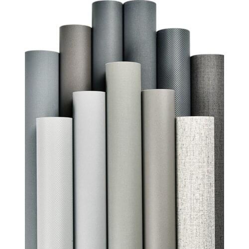 PVC Waterproof Self adhesive Wallpaper Solid Color for Living Room Kids Bedroom Decor Kitchen Cabinets Home Vinyl Wall Sticker