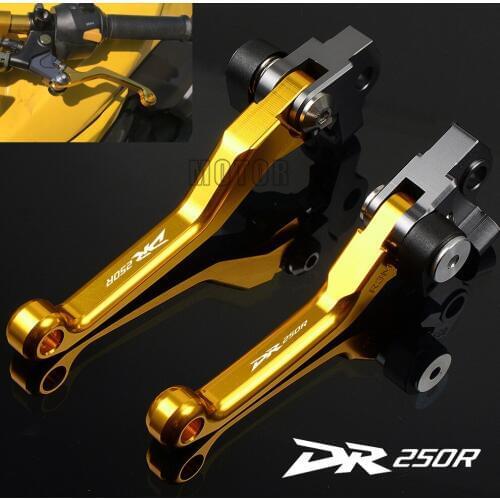 CNC Motorcycle DirtBike Dirt Bike Motocross Pivot Brake Clutch Levers For Suzuki DR250R 1997-2000 1998 1999 DR 250 DR250 R 250R