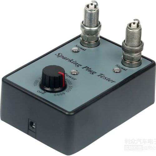 Automobile spark plug sparkover tester Double hole spark plug tester Spark plug ignition size good or bad test bench