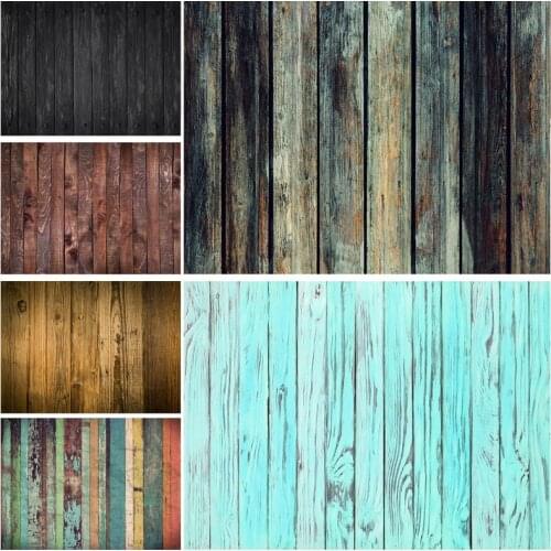 SHISUI Vinyl Retro Wooden Floor Portrait Photography Backdrops For Photo Studio Background Props 21213 CCMM-04