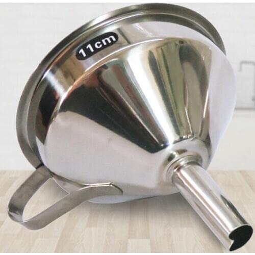 11/13/15cm Stainless Steel Funnel Pour Oil Wine Liquid Hopper Kitchen Home Tools Kitchen Tools Gadgets