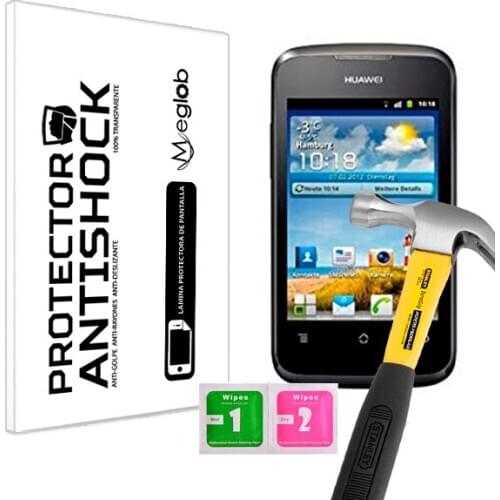 Protector de Pantalla Anti-Shock Anti-Golpe Anti-arañazos Compatible con Huawei Ascend Y200
