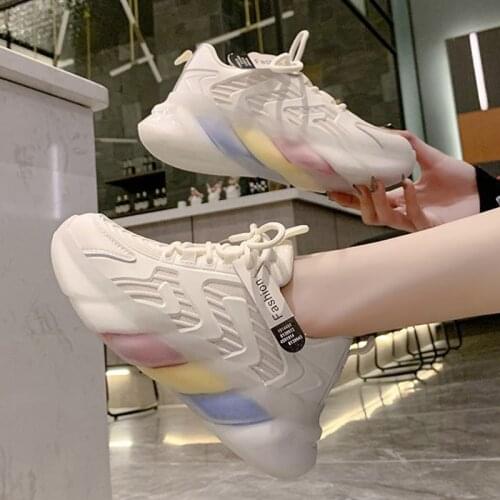 2020 Women Snake Pattern Vulcanized Shoes Woman Lace Up Sneaker Womens Comfort Mesh Flat Platform Casual Footwear Ladies Female