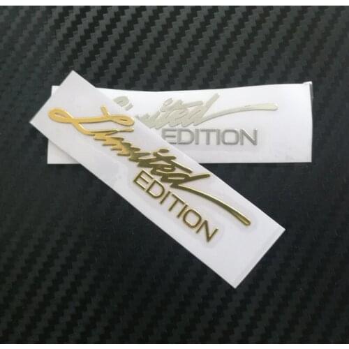 100Pcs 3D LIMITED EDITION Emblem Car Sticker For Motorcycle Car Styling Accessories