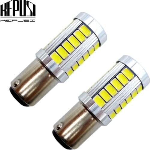 2x S25 1157 BAY15d P21/5W led car lights 12v 6W Auto Turn Signal Brake stop Lamp Car Signal Lamp White LED lamps for cars