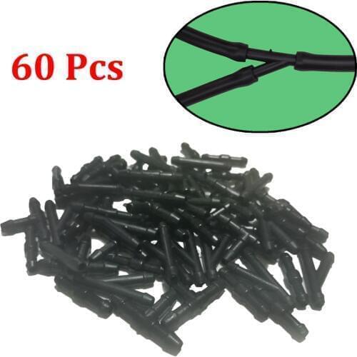 60/36/18pcs Tube Connectors Car Fluid Pump Water Hose Connectors Windshield Nozzles Hose Connector Joints Splitter Pipe Fittings