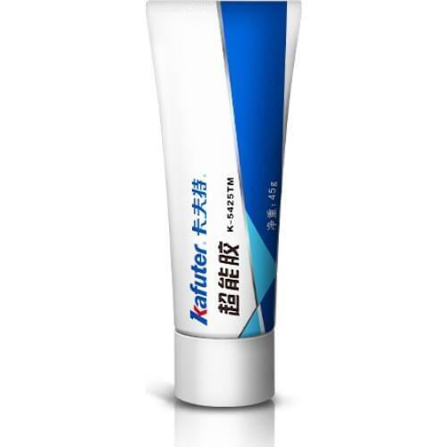 Kafuter white Super Glue 45g waterproof adhesive for Metal Wood Glass Jewelry Bond 24-hour curing