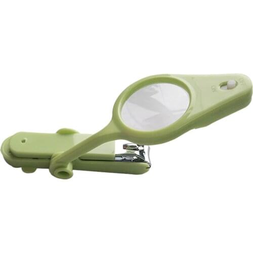 Safety Baby Nail Clipper with Magnifying Mirror Fingernail Toenail Cutter Nipper