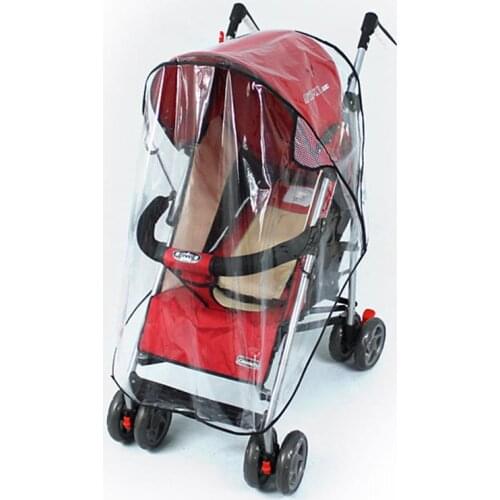 Waterproof Baby Stroller Raincover Universal Carriages Cart Dust Rain Cover Infant Pushchairs Raincoat Windshield Accessories