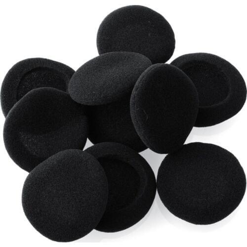 10pcs Black Ear Pads Sponge earpads For PX100 80 px200 Porta Sporta Pro Ksc 35 75 Headphone