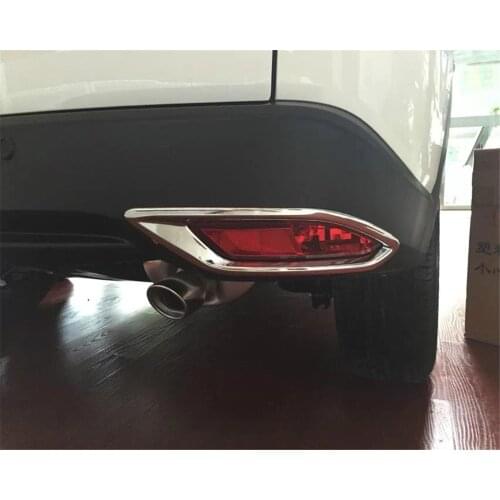 For Honda HRV HR-V Vezel 2014 2015 2016 2017 2018 Rear Reflector Fog Light Lamp Cover Sticker Decoration Trim Accessories