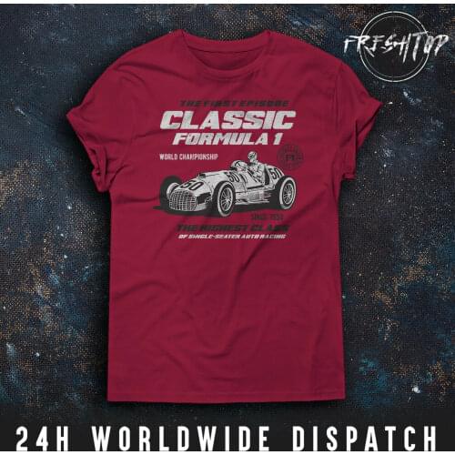 Formula 1 T Shirt Classic F1 World Championship Ferrari Mclaren Lewis Hamilton