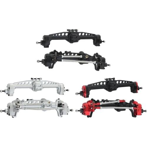 Aluminum Complete Front and Rear Portal Axle Set For Axial SCX10 III AX103007 RC Crawler Car
