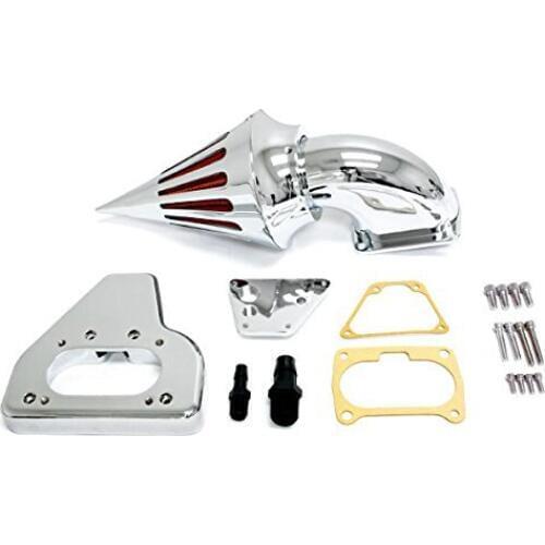 Billet Aluminum Spike Air Cleaner Kit Intake Filter for 2002 2003 2004 2005 2006 2007 2008 2009 Honda VTX 1800 VTX1800 R/S/C/N/F