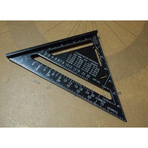 Aluminum Alloy woodworking Square,7inch Layout Guide,woodworking ruler