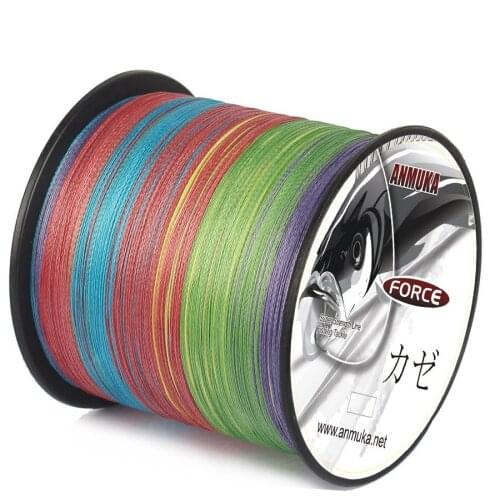 500M 8 Strands 18-88LB PE Braided Fishing Wire Multifilament Super Strong Fishing Line Japan Multicolo