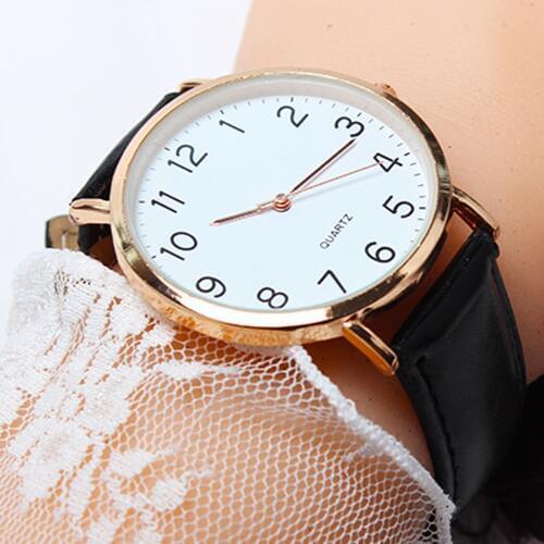 2019 Top Brand Hot Fashion Men Watches Mens Leather Band Unisex Simple Busines Analog Alloy Vintage Quartz Watch Male Clock