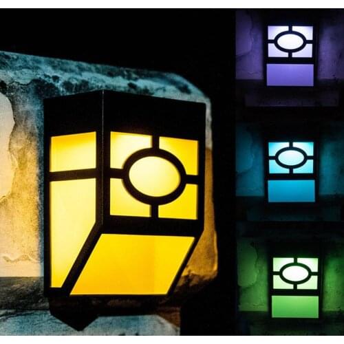 Rgb Solar Garden Lamp Set