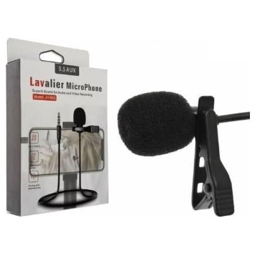 OEM Lavalier JH-043 Wired Lapel Microphone 3.5mm Compatible and 1.5 Metres Cable Have