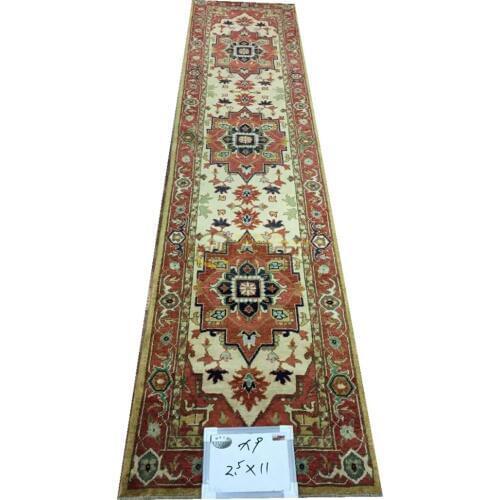Original single export Turkish handmade carpets OUSHAK Ozarks pure wool carpet X9 2.5X11gc158zieyg14