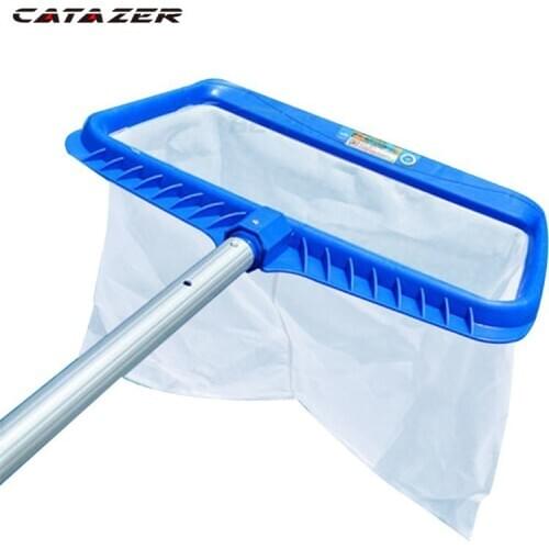 Professional Leaf Rake Deep Bag Swimming Pool Skimmer Pool Spa Rubbish Skimmer Pool Net Pool Cleaning Net piscina Accessories